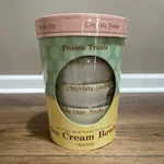 Oneida Hand Painted Multicolor Earthenware Ice Cream Bowls Set Of 4 Novelty. Fixed Price $25.00.