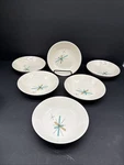 North Star Salem Berry Fruit Bowls Set Of 6 Vintage Atomic Mcm 5.25" Euc. Fixed Price $28.00.