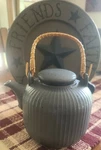 Artisanal Kitchen Supply Soto Teapot Ash In Color Stoneware. Fixed Price $25.44.