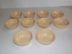 10 - Get Melamine Tan Beige Small Dessert Cereal Ice Cream Restaurant Bowls. Fixed Price $14.99.