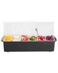New Chilled Condiment Server, 6 Compartment Ice Cooled Serving Contai. Fixed Price $32.00.