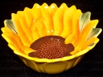 Pier 1 Sunflower 6.5" X 3" Soup, Cereal, Ice Cream Large Bowl (retired*euc*l K). Fixed Price $16.20.