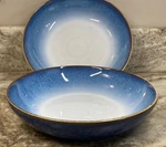 Large Denby Pasta Bowls Beautiful Blue Haze. 8.5 Inch. Set Of 2. New.. Fixed Price $39.99.