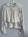 Nwt Better Together Zipped Hoodie & Shorts Set Cream Size Medium. Fixed Price $33.00.