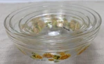 Vintage Set Of 4 Sunflower Dute Imperial Glass Nesting Prep Bowls. Fixed Price $18.95.