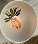 Opalhouse Melamine Pineapple Salad Cereal Bowls Green Orange White SET/6 New. Fixed Price $49.99.