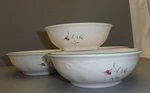 Vtg Pfaltzgraff Winterberry Soup Cereal Bowls 5 7/8 Holly & Berries Set Of 4. Fixed Price $12.99.