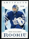 2022-23 Upper Deck Artifacts Light Blue Steel Erik Kallgren 25/85 #191. Fixed Price $9.91.