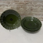 Maioliche Jessica Pasta Bowls Italy Christmas Holiday Embossesd Set Of 4 New. Fixed Price $52.00.