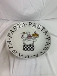 Chef Elect Large 12" Pasta Bowl - Italian Theme Shallow Serving Multicolor. Fixed Price $24.99.