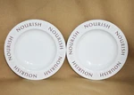 Pampered Chef Round Nourish 8.5" Soup Bowls White 2949. Fixed Price $18.00.