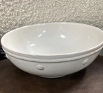 Juliska Berry & Thread White Pasta Bowl 7.75 2.75 In JA64/W Open Box. Fixed Price $55.99.