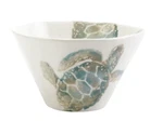New Vietri Aqua Tartaruga Sea Turtle Ceramic Cereal Bowl Hand Painted Italy 6". Fixed Price $37.80.