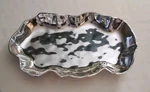 New Beatriz Ball Soho Oval Onyx Bowl Large Tarnish Free Designed Usa 17 10X 2". Fixed Price $99.00.