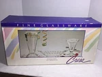 Crisa Glass 12-PIECE Ice Cream Social Set One Missing Original Box A406. Fixed Price $23.87.