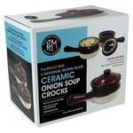Rm International Traditional Style Ceramic 15-OUNCE French Onion Soup Crocks,. Fixed Price $25.80.
