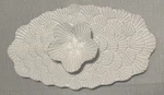 Mud Pie Starfish Chip Dip Bowl Terracotta White Glaze Coastal Seaside Shell 18". Fixed Price $75.00.