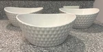 Over And Back What Dish Serving Bowls Diamond Lattice White Set Of 3 St. Jude!. Fixed Price $26.25.