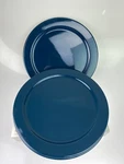 Waechtersbach Spain Stoneware Teal Blue Round Serving Dinner Plates 12. Fixed Price $29.99.