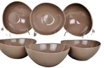 Diane Von Furstenberg Dvf Pebblestone Smoke Taupe Soup/cereal Bowl SET/6 New. Fixed Price $90.99.