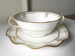 Royal Crown Derby Lombardy Cream Soup & Saucer(s) Mint!. Fixed Price $79.95.