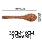 Natural Coconut Bowl Set Handmade Wooden Tableware Spoon Dessert Fruit Sala. Fixed Price $6.99.
