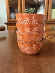 Temp-tations By Tara Floral Lace 8-OUNCE Bowls. Fixed Price $15.00.