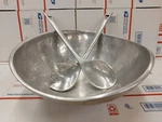 Vintage Aluminum Modernist Serving Centerpiece Bowl Bruce Fox Cox Spoon Fork. Fixed Price $150.00.