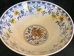 Le Cadeaux Havana Large Serving Salad Melamine Bowl Rooster Talavera. Fixed Price $39.00.