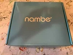 Namb Drift Serving Bowl With Wood Servers, Large, Silver MT0738. Fixed Price $75.00.