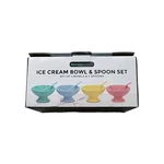 Servappetit Ice Cream Bowl & Spoon Ceramic Set. Fixed Price $19.99.