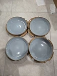 Famiware Star 4 Pieces 8.25 Inch Light Blue Salad Bowl Paste Set Open Box New. Fixed Price $14.99.