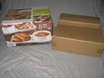 New 8PC Bia International Porcelain White Soup Sandwich Plates W/4 Bowls. Fixed Price $119.99.