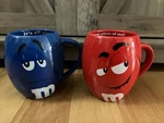 M&m Big Face Mug With Character Blue Coffee Cup Tea Chocolate Barrel Soup Bowl. Fixed Price $39.99.