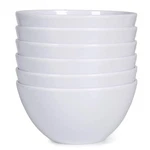 Melamine Cereal Bowls Set - 6PCS 20OZ White Soup For Daily Use, Dishwasher. Fixed Price $38.26.