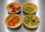 Certified International Roma 9" Individual Pasta Bowl Set Of 4, Vegetables Motif. Fixed Price $102.60.
