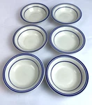 Buffalo China Berry Bowls Set Of 6 4.75" Restaurant Ware Usa. Fixed Price $32.54.