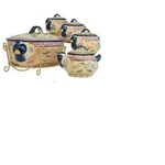 Temptations Old World 2.5 Quart Figural Hen & Mini Bakers Confetti Htf. Fixed Price $119.50.