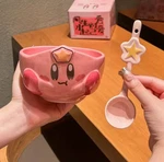 Star Kirby Cartoon Peripheral Ceramic Rice Bowl Personal Dining. Fixed Price $60.00.