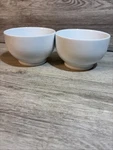 Set Of 2 Target Home White Cereal Soup Salad Rice Bowls 5. Fixed Price $11.99.