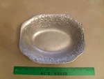 Vintage Don Drumm Aluminum Metal Oval Bowl Bl 49 - 9.5" X 7.5". Fixed Price $39.95.