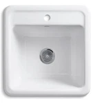 Kohler Park Falls 21" Top-/undermount Single-bowl Utility Sink K-19022-1-0. Fixed Price $499.00.