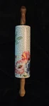 The Pioneer Woman Rolling Pin 2915DMT Retired Floral Pattern. Fixed Price $85.00.