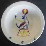 1977 Souvenir Syracuse China Child's Cereal Soup Bowl Union Pacific Railroad. Fixed Price $40.00.