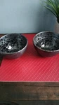 Beautiful Japanese Porcelain Rice Bowl By Yokohama (black Pear) Set Of 2. Fixed Price $40.00.