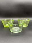 Kosta Boda Lime Green Swirl Art Glass Bowls Signed Uhv Ulrica Hydman Vallien 5. Fixed Price $90.00.