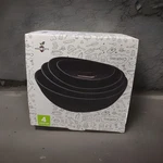 Matte Black Ceramic Serving Bowls For Entertaining, 10-18-28-42 Ounce, (obo). Fixed Price $34.99.