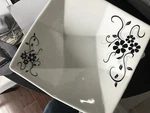 Lorren Home Trends Bowl 9.5" Square Salad Soup. Fixed Price $34.00.