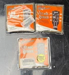 Lot Of 3 Gibson Vintage Reissue Electric Guitar Strings 10/46 Light Les Paul. Fixed Price $65.00.