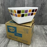 Pampered Chef Simple Additions Tiles Small Square Bowl Retired New In Box #2023. Fixed Price $12.71.